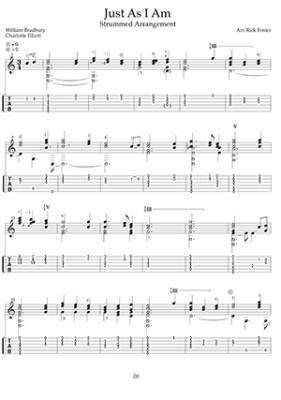 Sacred Music for Solo Guitar (Right-Hand Simplified) - Foster - Guitar TAB - Book