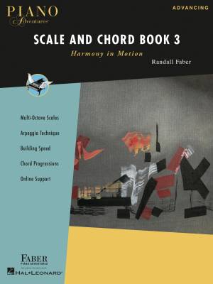 Piano Adventures Scale and Chord Book 3 - Faber - Piano