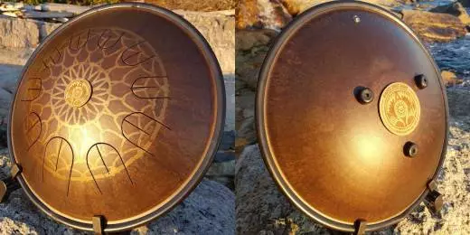 Helios 2.0 17\'\' Overtone Tongue Drum - Renaissance/Kurd D-Minor