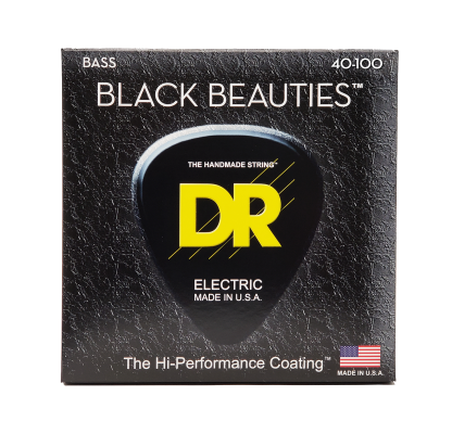 DR Strings - Black Beauty Coated Bass Strings