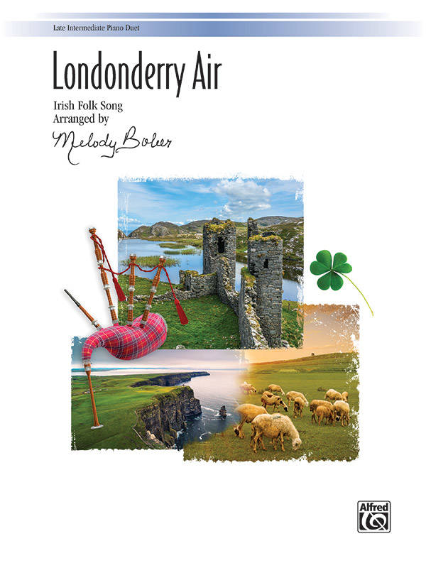 Londonderry Air - Irish/Bober - Piano Duet (1 Piano, 4 Hands- Sheet Music