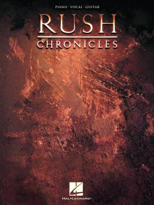 Rush: Chronicles - Piano/Vocal/Guitar - Book