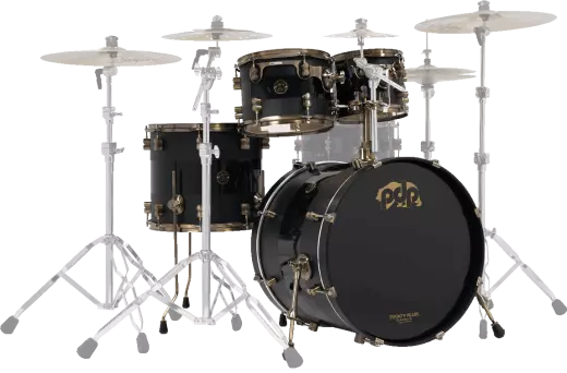 20th Anniversary 4-Piece Shell Pack (22, 10, 12, 16) - Matte/Gloss Black