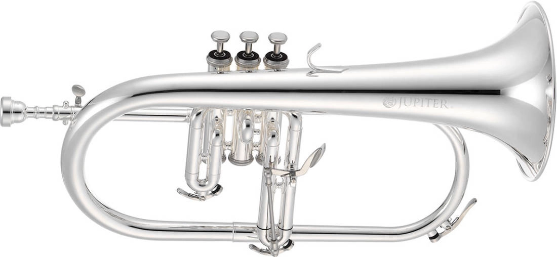 Flugelhorn with Rose Brass Bell and 3rd-Valve Trigger - Silver-Plated