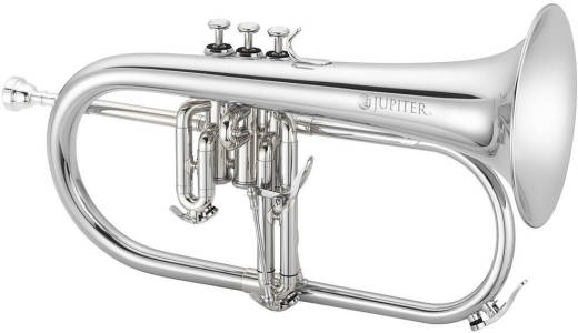 Flugelhorn with Rose Brass Bell and 3rd-Valve Trigger - Silver-Plated
