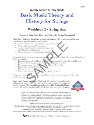 Basic Music Theory and History for Strings, Workbook 2 - Barden/Shade - String Bass - Book