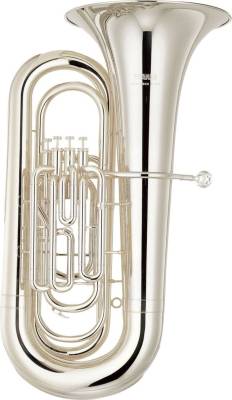 Standard 4-Valve 4/4 Tuba, 0.728\'\' Bore - Silver-Plated