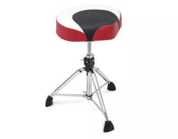 Renown 57 Euro Drum Shell Kit - 5 Pc - 22,16,12,10,14SD - Motor City Red with Throne