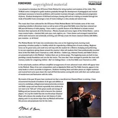 O\'Connor Violin Method Book II - Book/Audio Online
