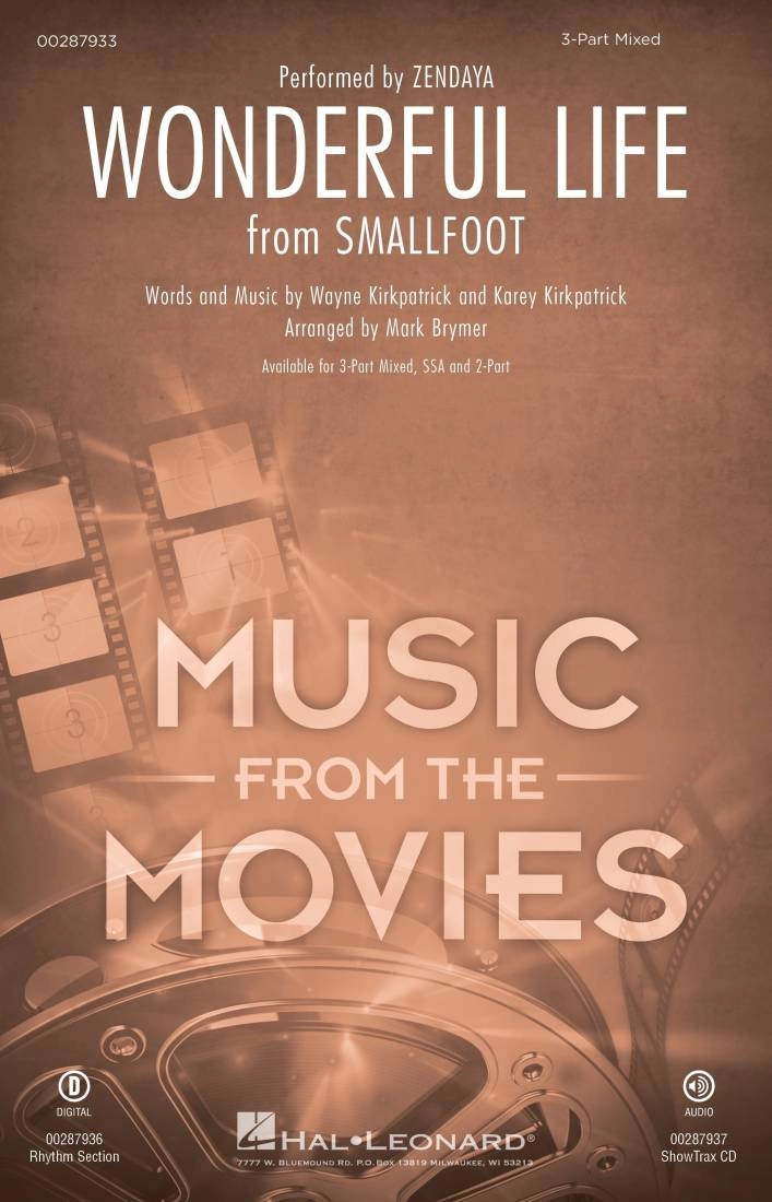 Wonderful Life (from Smallfoot) - Kirkpatrick/Brymer - 3pt Mixed