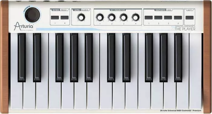 Arturia Analog Experience - The Player - 25 Key Controller and Software Package