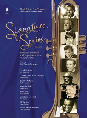 Signature Series, Volume 1: Standards Associated with Singers of Our Time - Trumpet - Book/CD