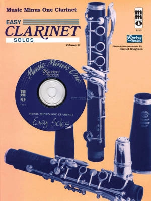 Music Minus One - Easy Clarinet Solos, Vol. II, Student Level - Book/CD