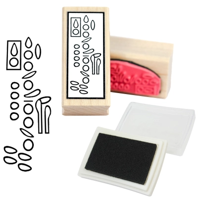 Whirlwind Press - Clarinet Fingering Stamp & Ink Pad