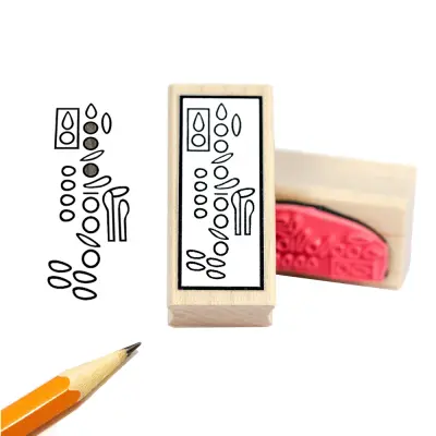Clarinet Fingering Stamp & Ink Pad