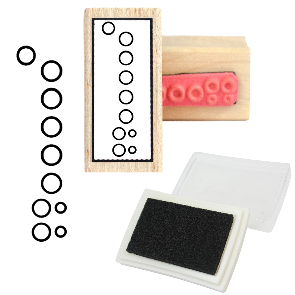 Recorder Fingering Stamp & Ink Pad