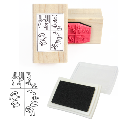 Whirlwind Press - Bassoon Fingering Stamp & Ink Pad