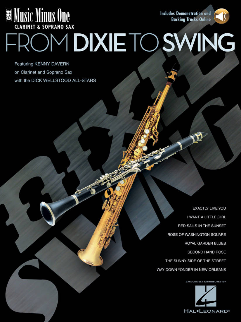 From Dixie to Swing - Clarinet or Soprano Sax - Book/Audio Online