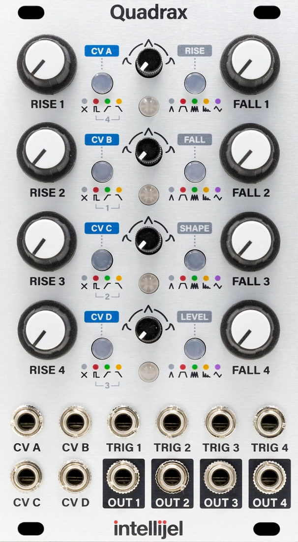 Quadrax Quad Function/Burst Generator/LFO with CV Matrix