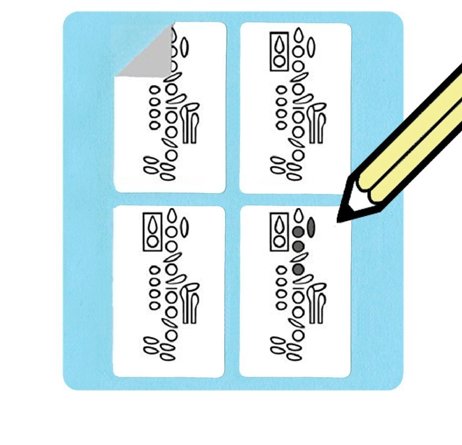 Fingering Stickers (250/pack) - Clarinet