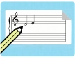 Whirlwind Press - Double Staff Stickers (50\/pack)