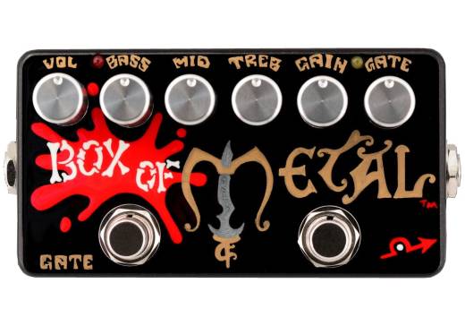Hand Painted Box Of Metal Pedal