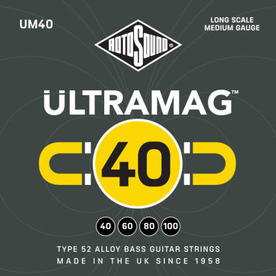 Rotosound - UM40 Ultramag Type-52 Alloy Bass Strings (40-100)