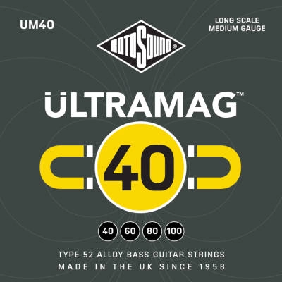 Rotosound - UM40 Ultramag Type-52 Alloy Bass Strings (40-100)