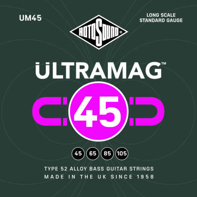 Rotosound - UM45 Ultramag Type-52 Alloy Bass Strings (45-105)