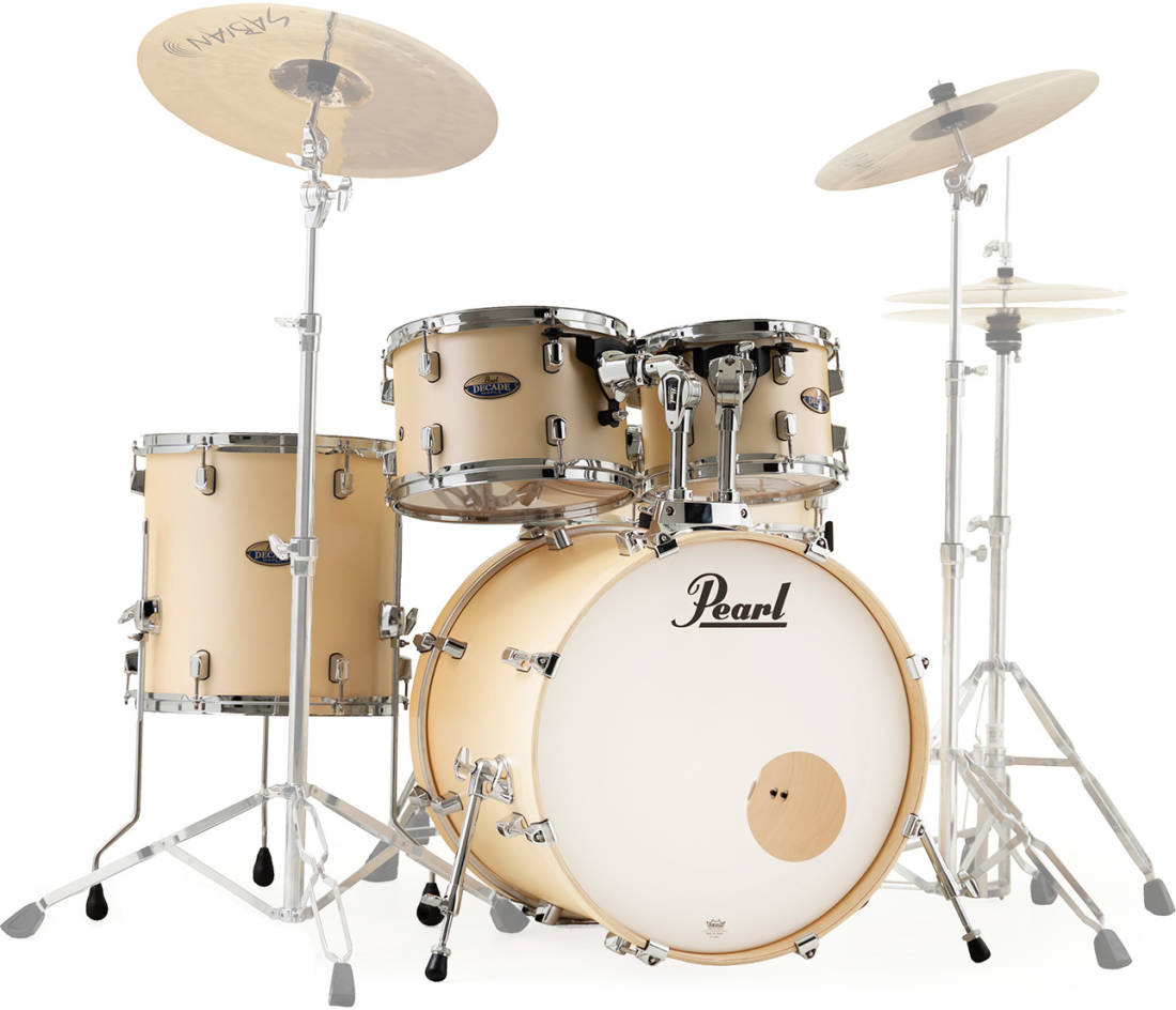 Decade Maple 5-Piece Shell Pack (22,10,12,16,SD) - Satin Gold Meringue