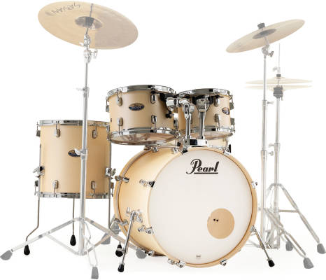 Pearl - Decade Maple 5-Piece Shell Pack (22,10,12,16,SD) - Satin Gold Meringue