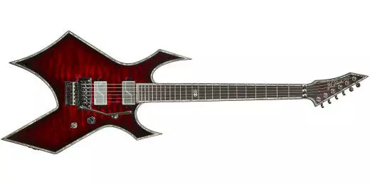 B.C. Rich - Warlock Extreme Exotic Electric Guitar with Floyd Rose Bridge - Black Cherry