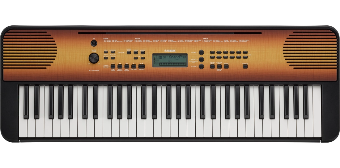PSR-E360 61-Key Portable Keyboard - Maple