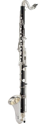 Yamaha Band - Clarinette basse professionnelle en grenadille YCL622II avec touches argentes, jusquau do grave