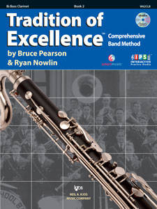Kjos Music - Tradition Of Excellence Book 2 - Bass Clarinet