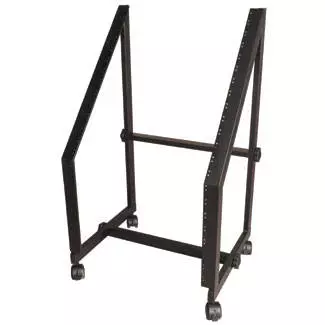 Slanted Studio Rack With Wheels