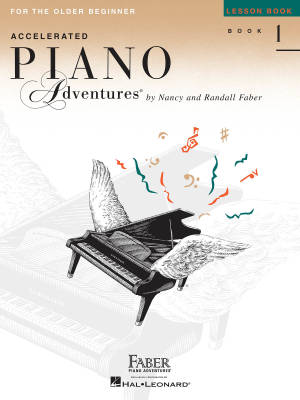 Faber Piano Adventures - Accelerated Piano Adventures for the Older Beginner, Lesson Book 1 - Faber/Faber - Book