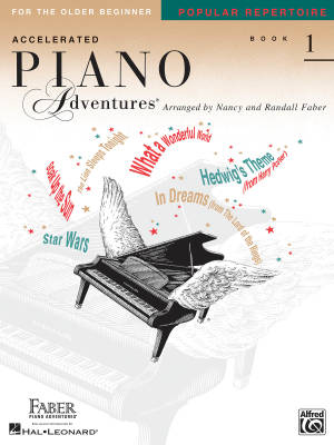Accelerated Piano Adventures for the Older Beginner, Popular Repertoire Book 1 - Faber/Faber - Book