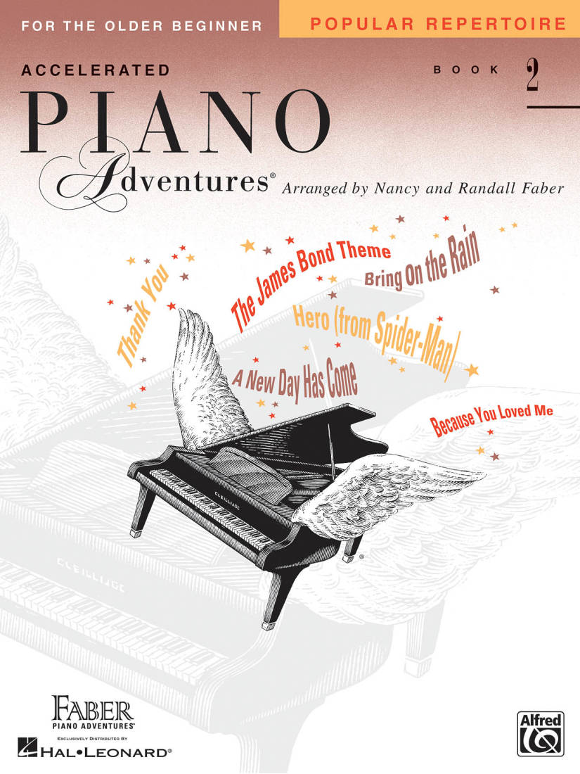 Accelerated Piano Adventures for the Older Beginner, Popular Repertoire Book 2 - Faber/Faber - Book
