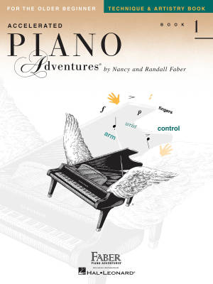 Faber Piano Adventures - Accelerated Piano Adventures for the Older Beginner, Technique & Artistry Book 1 - Faber/Faber - Book