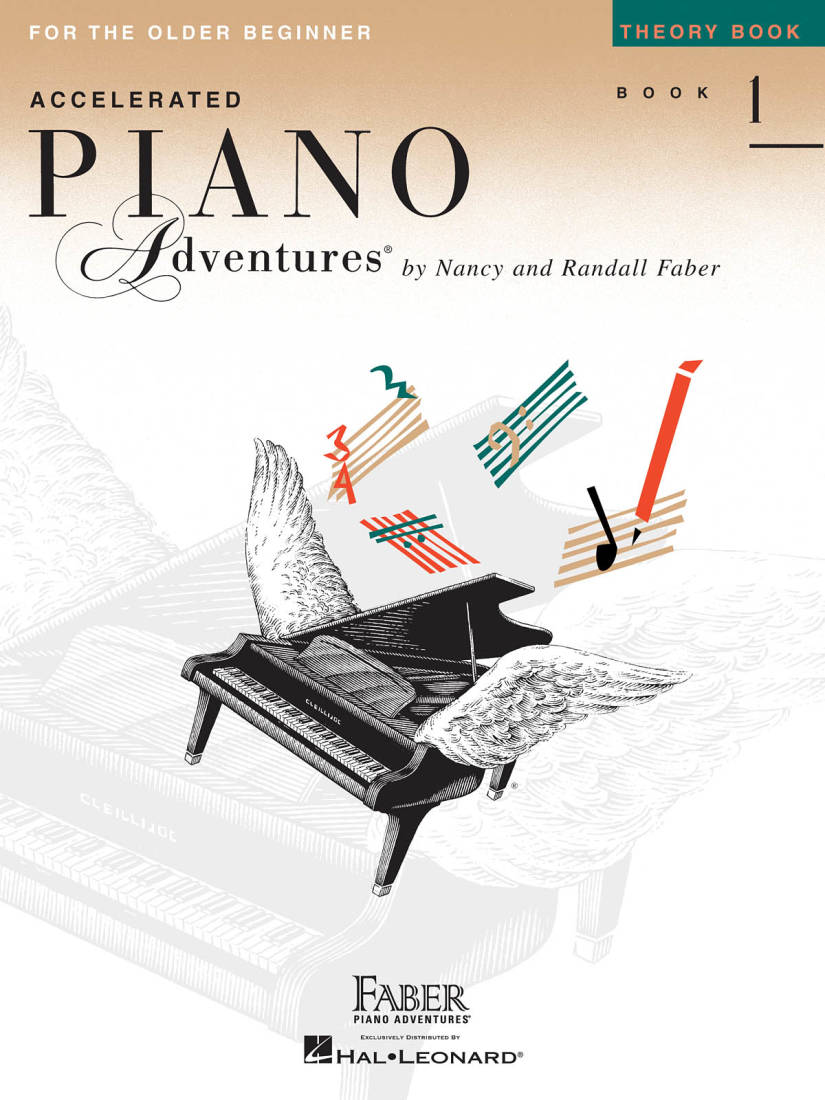 Accelerated Piano Adventures for the Older Beginner, Theory Book 1 - Faber/Faber - Book