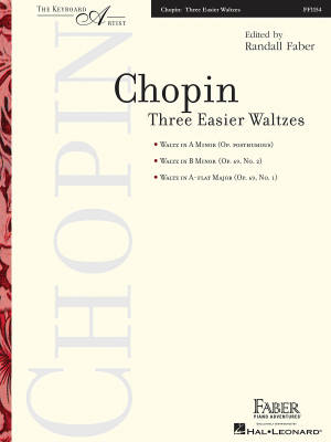 Faber Piano Adventures - Three Easier Waltzes: The Keyboard Artist - Chopin/Faber - Piano - Book