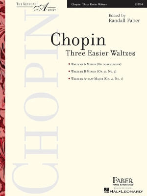 Faber Piano Adventures - Three Easier Waltzes: The Keyboard Artist - Chopin/Faber - Piano - Book