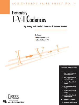 Achievement Skill Sheet No. 7: I-V-I Cadences - Faber/Faber/Hansen - Piano - Sheet Music