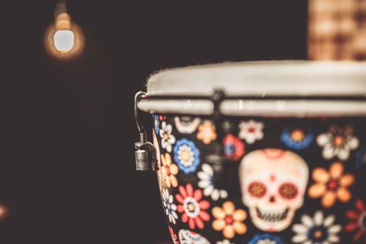 Alpine Series Djembe, Day of the Dead Finish