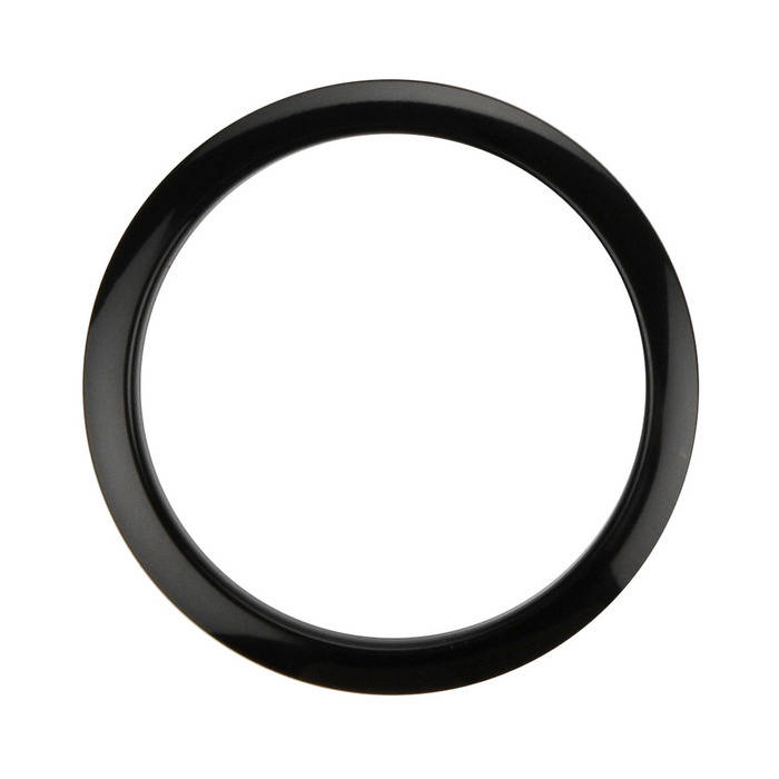 Bass Drum O's Bass Drum Port Reinforcement Ring, 5'' Black Long