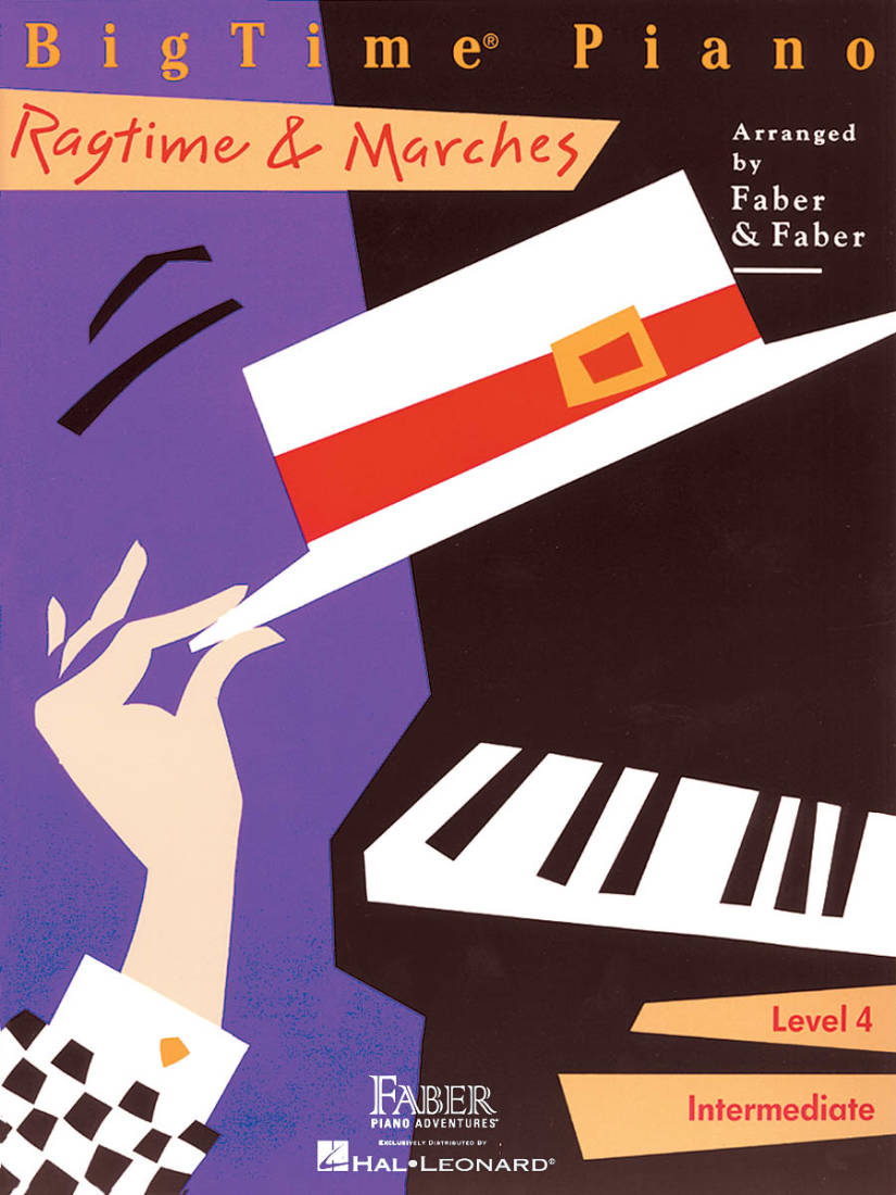 BigTime Piano Ragtime & Marches - Faber/Faber - Piano - Book