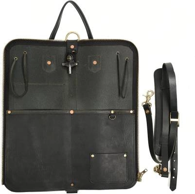 Leather Stick Bag - Black