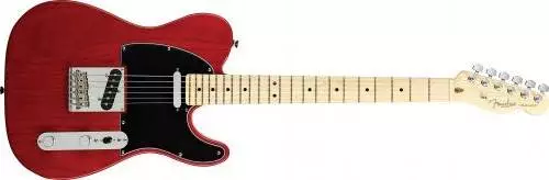 Telecaster American Standard - Manche en rable - Crimson Red Transparent