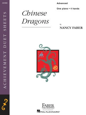 Faber Piano Adventures - Chinese Dragons - Faber - Piano Duet (1 Piano, 4 Hands) - Book